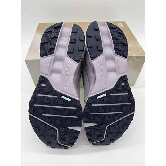 On Cloudsurfer Trail Size 10 Womens Seedling Lilac Purple Black Running Shoes - Picture 8 of 8